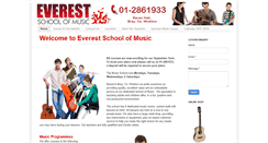 Desktop Screenshot of everestschoolofmusic.com